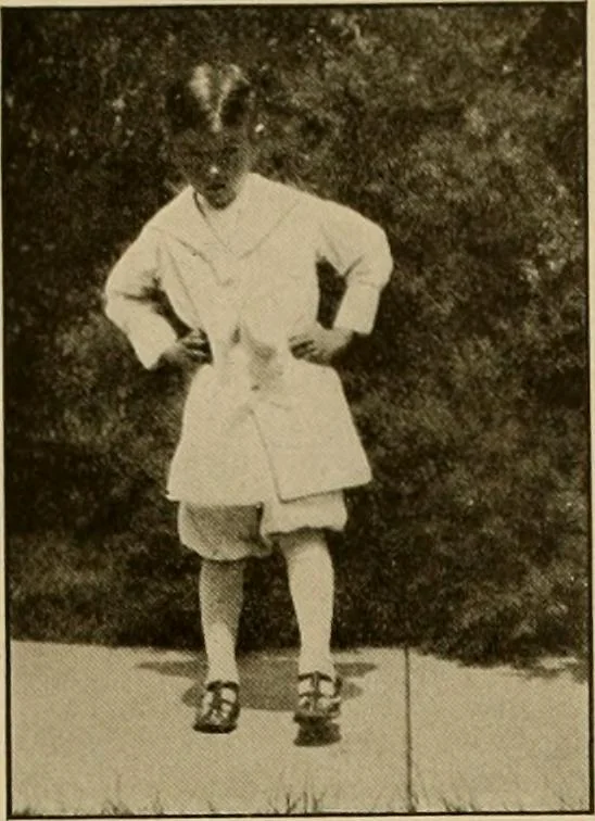 An illustration from Rhythmic action plays and dances; a book of original games and dances, arranged progressively, to Mother Goose and other action songs, with a teaching introductory; for the kindergarten, primary schools, playground and gymnasium, 1915, leaf 74