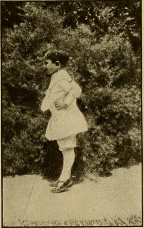 An illustration from Rhythmic action plays and dances; a book of original games and dances, arranged progressively, to Mother Goose and other action songs, with a teaching introductory; for the kindergarten, primary schools, playground and gymnasium, 1915, leaf 74