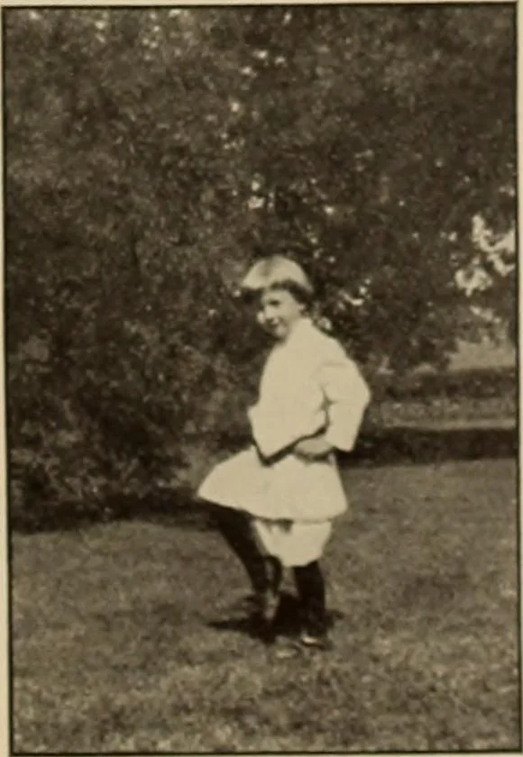 An illustration from Rhythmic action plays and dances; a book of original games and dances, arranged progressively, to Mother Goose and other action songs, with a teaching introductory; for the kindergarten, primary schools, playground and gymnasium, 1915, leaf 70