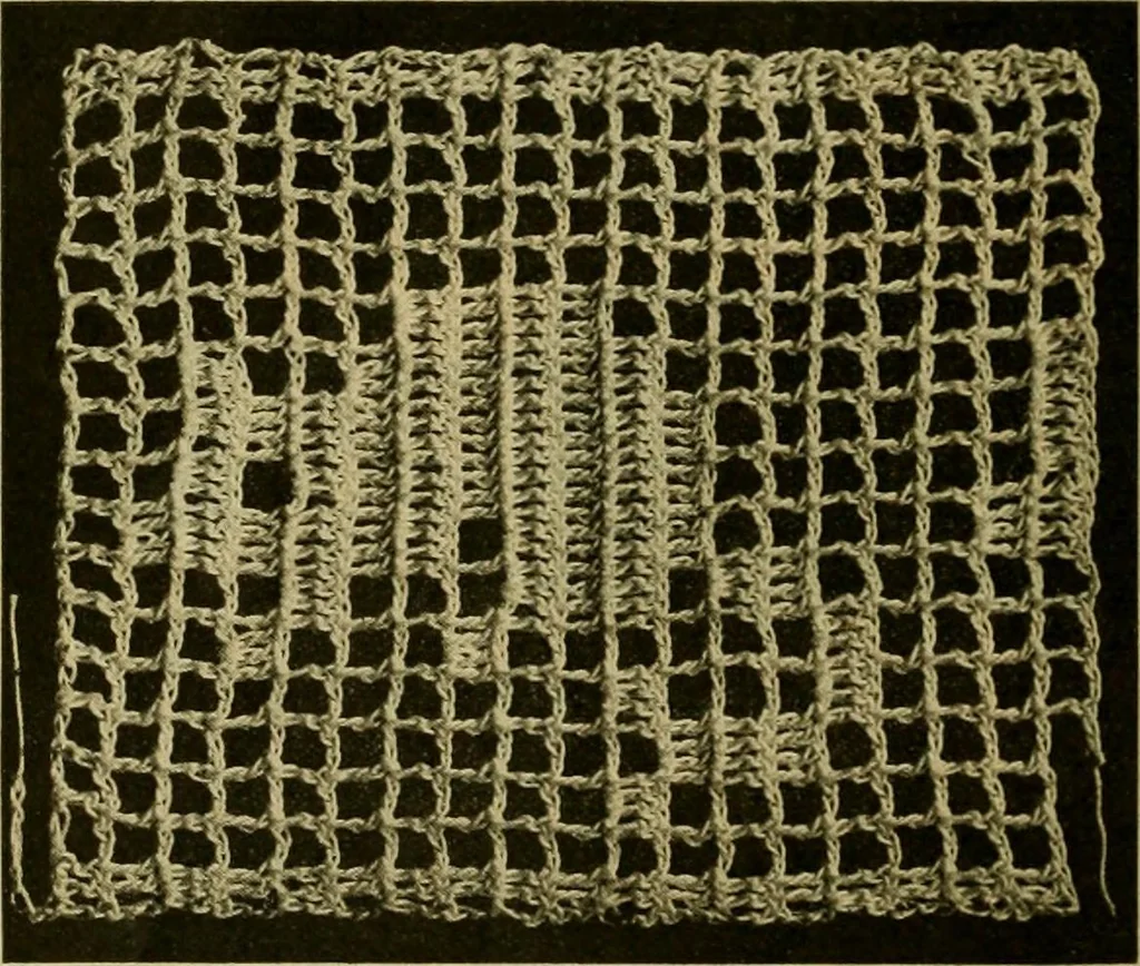An illustration from Richardson's crocheted edgings and insertions, 1916, leaf 17