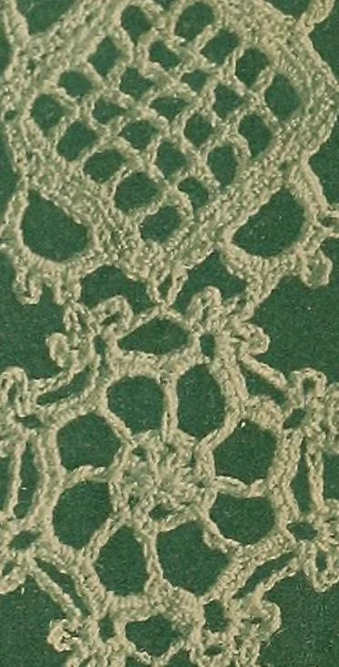An illustration from Richardson's crocheted edgings and insertions, 1916, leaf 4
