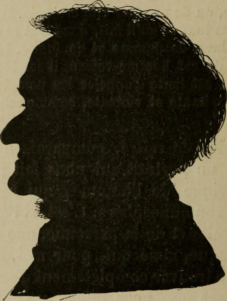 An illustration from Richard Wagner en caricatures : 130 reproductions de caricatures françaises, allemandes, anglaises, italiennes, portraits : autographes (lettre et musique) dessins originaux de J. Blass, Moloch et Tiret-Bognet, 1892, leaf 67