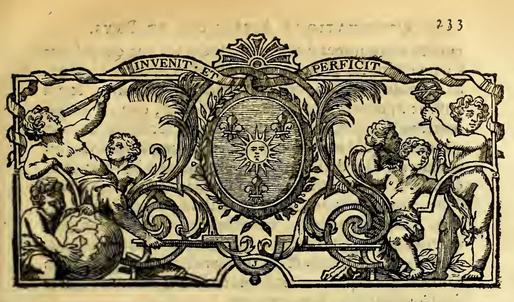 An illustration from Observations Astronomiques et Physiques faites en L'isle de Caïenne, 1729, leaf 2