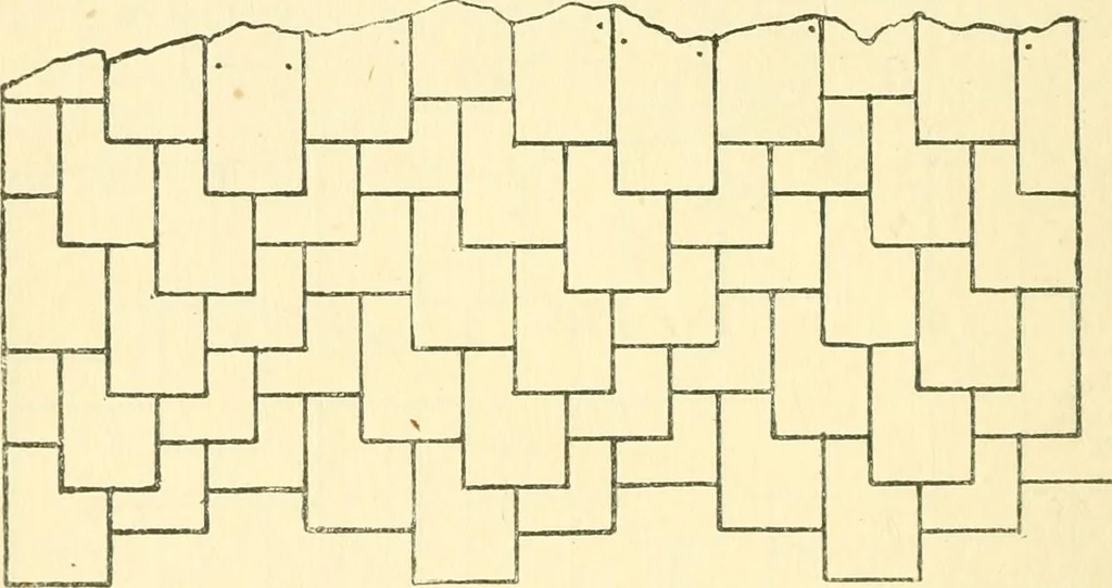 An illustration from Richey's guide and assistant for carpenters and mechanics : a work of practical information, giving almost every geometrical and practical problem likely to arise in the work of the carpenter, and quick and easy methods for their solution : the use of the steel square, etc., tables showing strength and weight of materials, methods of framing, useful recipes, etc., etc., 1894, leaf 113