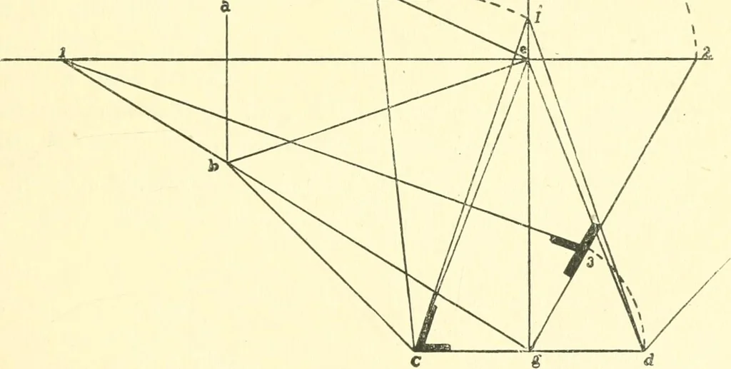An illustration from Richey's guide and assistant for carpenters and mechanics : a work of practical information, giving almost every geometrical and practical problem likely to arise in the work of the carpenter, and quick and easy methods for their solution : the use of the steel square, etc., tables showing strength and weight of materials, methods of framing, useful recipes, etc., etc., 1894, leaf 118