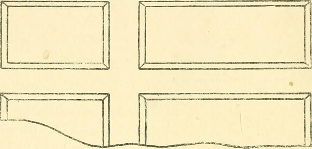 An illustration from Richey's guide and assistant for carpenters and mechanics : a work of practical information, giving almost every geometrical and practical problem likely to arise in the work of the carpenter, and quick and easy methods for their solution : the use of the steel square, etc., tables showing strength and weight of materials, methods of framing, useful recipes, etc., etc., 1894, leaf 133
