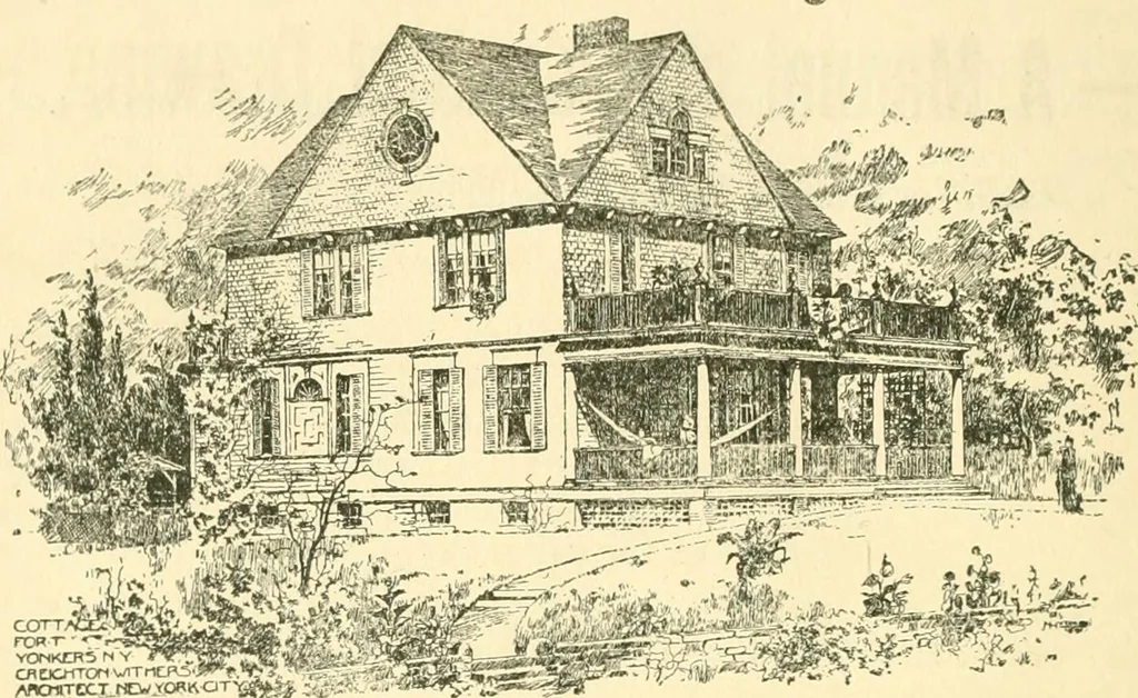 An illustration from Richey's guide and assistant for carpenters and mechanics : a work of practical information, giving almost every geometrical and practical problem likely to arise in the work of the carpenter, and quick and easy methods for their solution : the use of the steel square, etc., tables showing strength and weight of materials, methods of framing, useful recipes, etc., etc., 1894, leaf 187