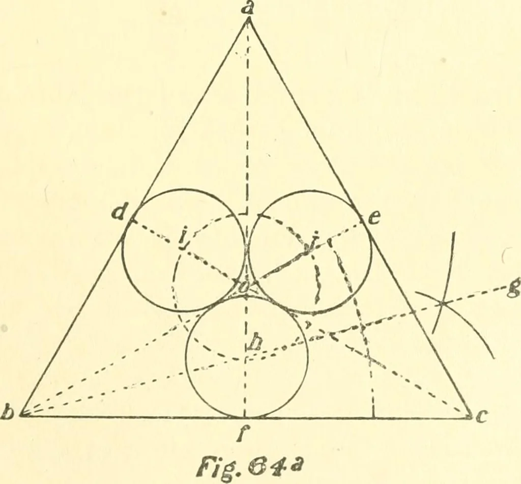An illustration from Richey's guide and assistant for carpenters and mechanics : a work of practical information, giving almost every geometrical and practical problem likely to arise in the work of the carpenter, and quick and easy methods for their solution : the use of the steel square, etc., tables showing strength and weight of materials, methods of framing, useful recipes, etc., etc., 1894, leaf 56