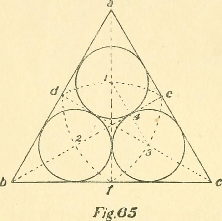 An illustration from Richey's guide and assistant for carpenters and mechanics : a work of practical information, giving almost every geometrical and practical problem likely to arise in the work of the carpenter, and quick and easy methods for their solution : the use of the steel square, etc., tables showing strength and weight of materials, methods of framing, useful recipes, etc., etc., 1894, leaf 57