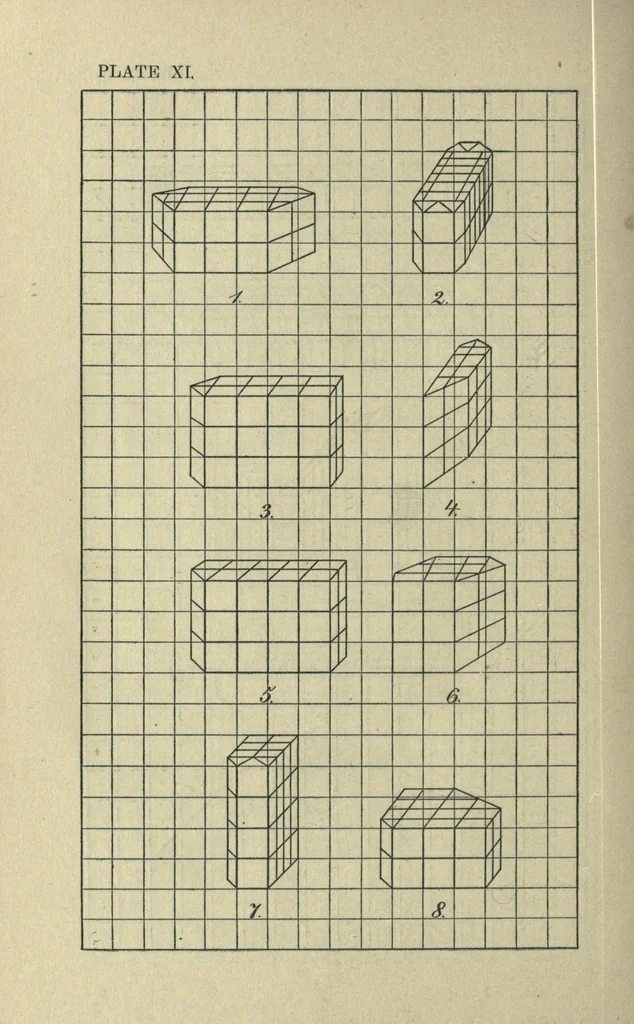 An illustration from Friedrich Froebel's pedagogics of the kindergarten, or, His ideas concerning the play and playthings of the child;, 1909, leaf 392