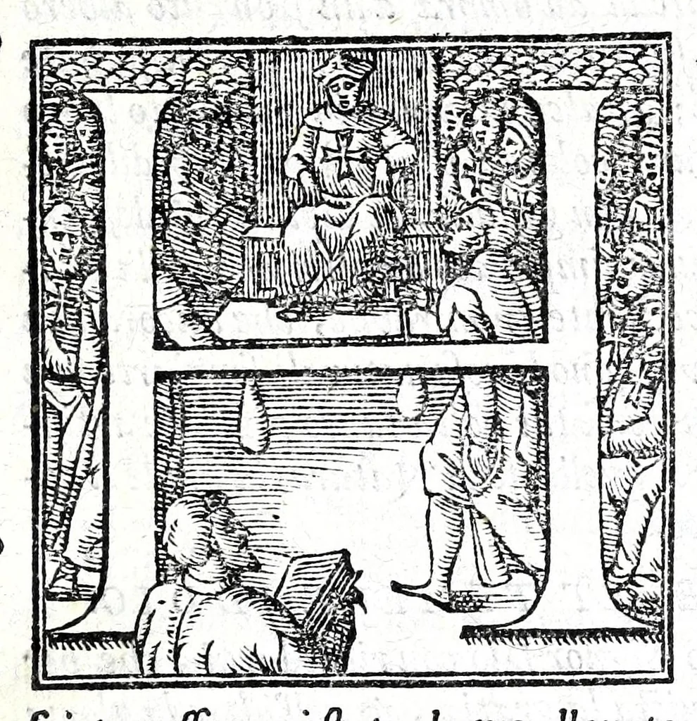 An illustration from Ricordi di monsignor Sabba da Castiglione, cavalier gierosolimitano .., 1560, leaf 17