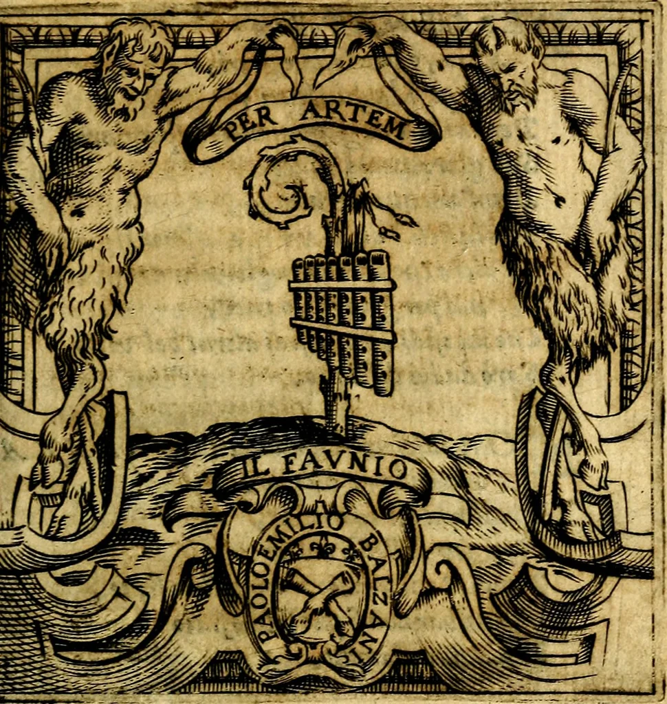 An illustration from Ricreationi amorose de gli Academici Gelati de Bologna, 1590, leaf 24
