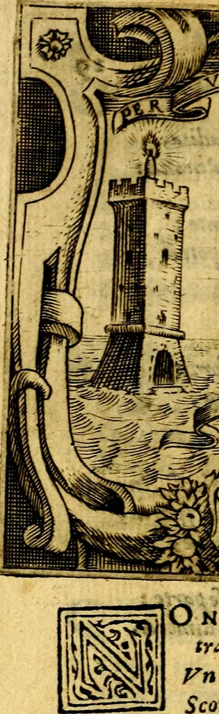 An illustration from Ricreationi amorose de gli Academici Gelati de Bologna, 1590, leaf 35