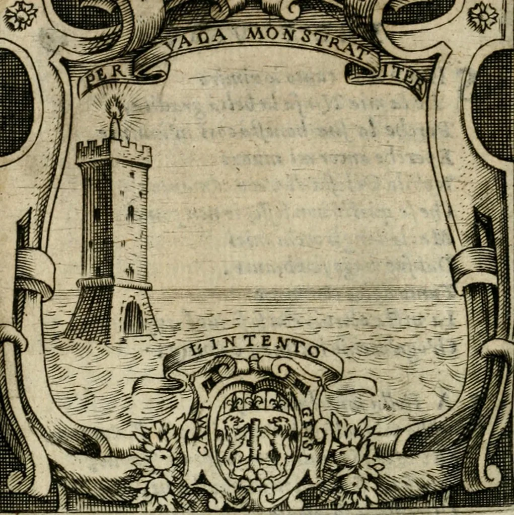 An illustration from Ricreationi amorose de gli Academici Gelati di Bologna, 1590, leaf 33