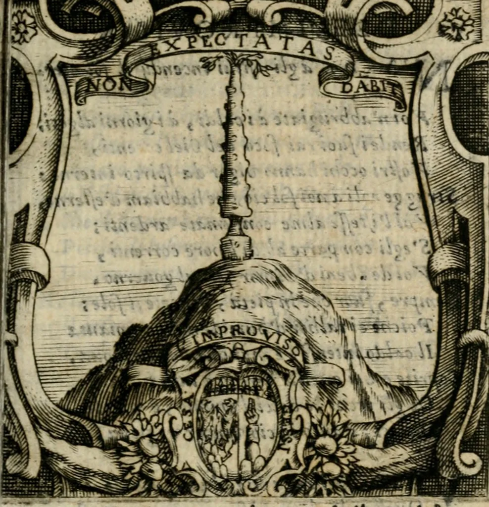 An illustration from Ricreationi amorose de gli Academici Gelati di Bologna, 1590, leaf 54