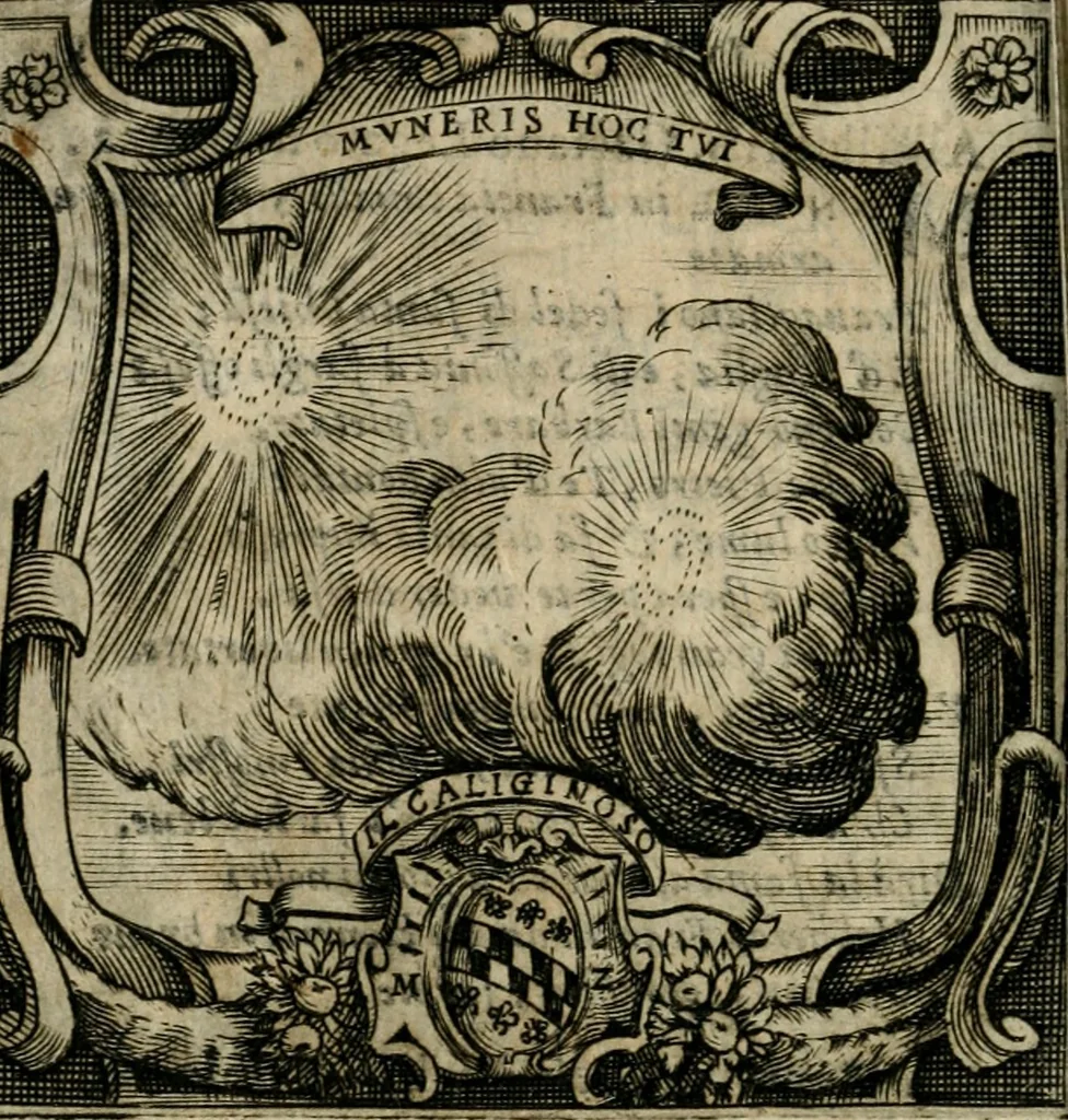 An illustration from Ricreationi amorose de gli Academici Gelati di Bologna, 1590, leaf 67
