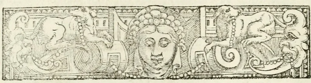 An illustration from Rime de gli Academici occvlti : con le loro imprese et discorsi, 1568, leaf 17