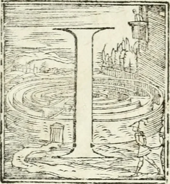 An illustration from Rime de gli Academici occvlti : con le loro imprese et discorsi, 1568, leaf 17