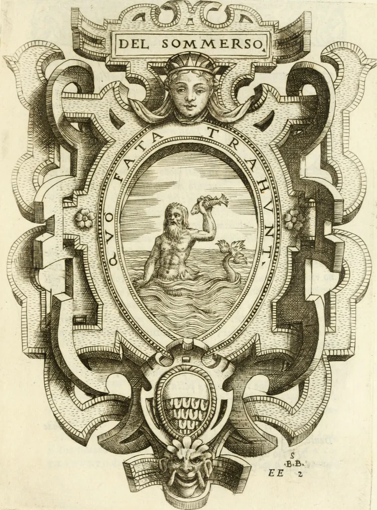 An illustration from Rime de gli Academici occvlti : con le loro imprese et discorsi, 1568, leaf 232