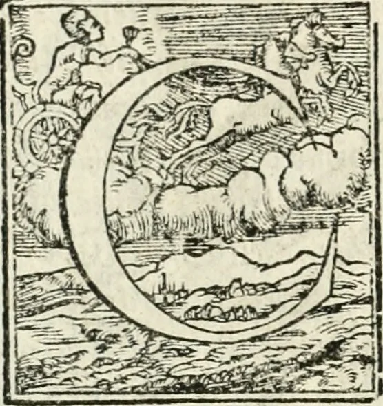 An illustration from Rime de gli Academici occvlti : con le loro imprese et discorsi, 1568, leaf 53
