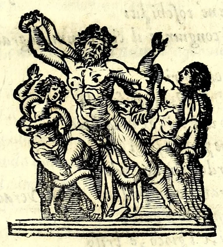 An illustration from Rime di Agnolo del Favilla nelle reali nozze de Serenissimi principi di Toscana Cosimo Medici e Maria Maddalena d'Avstria, 1608, leaf 21