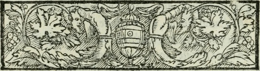 An illustration from Rime di Madonna Gaspara Stampa, 1554, leaf 17
