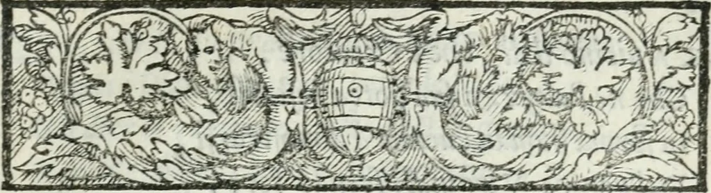 An illustration from Rime di Madonna Gaspara Stampa, 1554, leaf 20