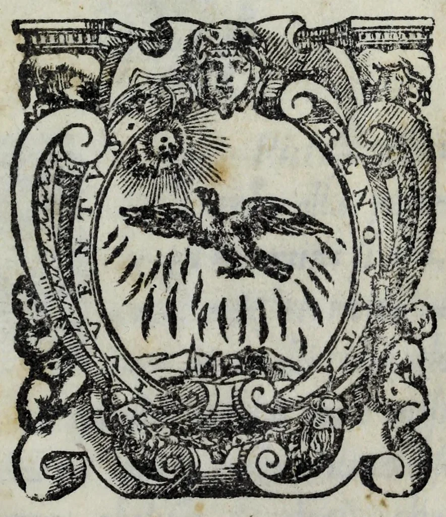 An illustration from Rime di m. Francesco Coppetta de' Beccvti, pervgino, 1580, leaf 5