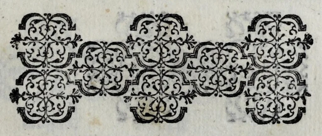 An illustration from Rime di M. Francesco Cabvracci da Immola, 1580, leaf 35