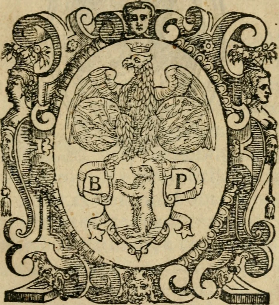 An illustration from Rime et imprese, 1588, leaf 4