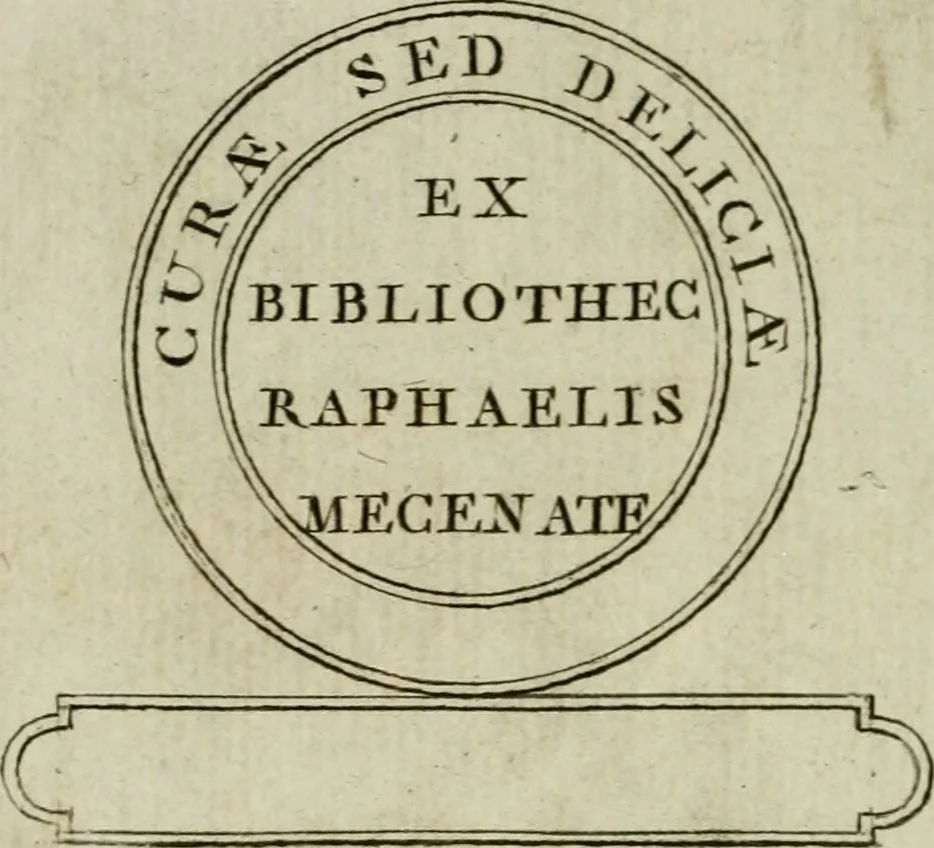 An illustration from Rime et prose di m. Giovanni della Casa .., 1558, leaf 1