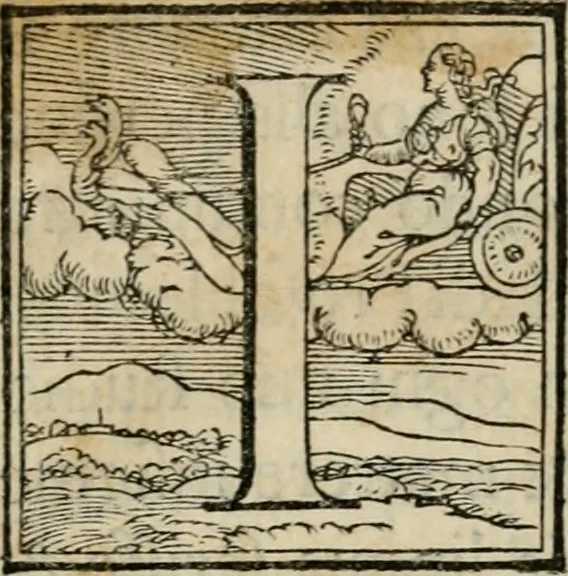 An illustration from Rime et prose di m. Giovanni della Casa .., 1558, leaf 6