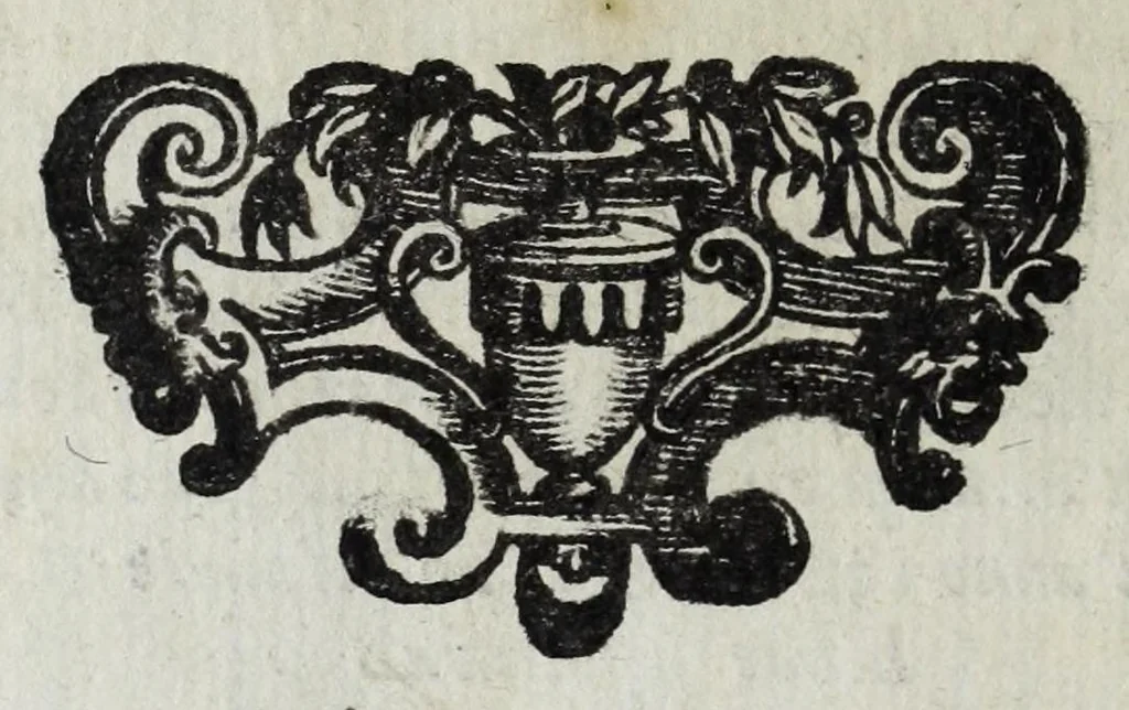 An illustration from Ritratti de sermi. principi d'Este sigri. di Ferrara : con l'aggionta de loro fatti più memorabili ridotti in sommario, 1641, leaf 42