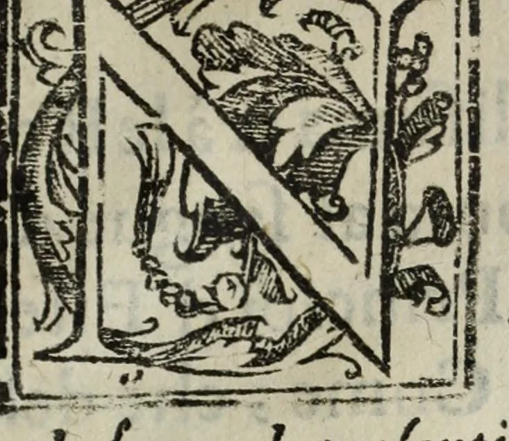 An illustration from Ritratti de sermi. principi d'Este sigri. di Ferrara : con l'aggionta de loro fatti più memorabili ridotti in sommario, 1641, leaf 5