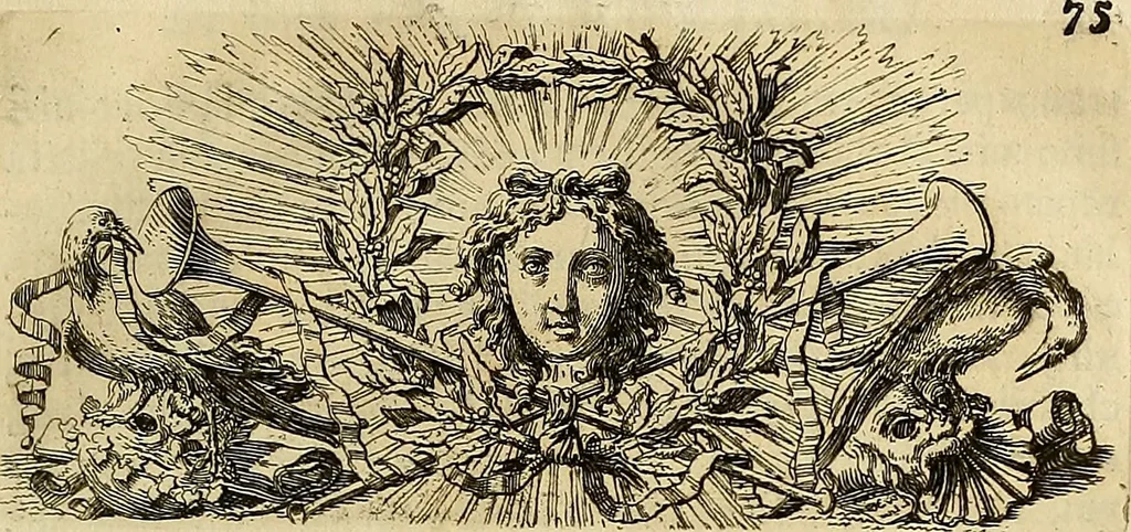 An illustration from Ritratti di alcuni celebri pittori del secolo XVII, 1731, leaf 106