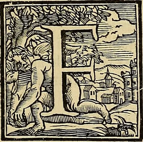 An illustration from Ritratti di alcuni celebri pittori del secolo XVII, 1731, leaf 14