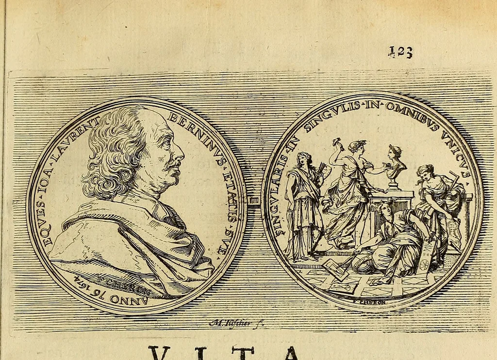 An illustration from Ritratti di alcuni celebri pittori del secolo XVII, 1731, leaf 156
