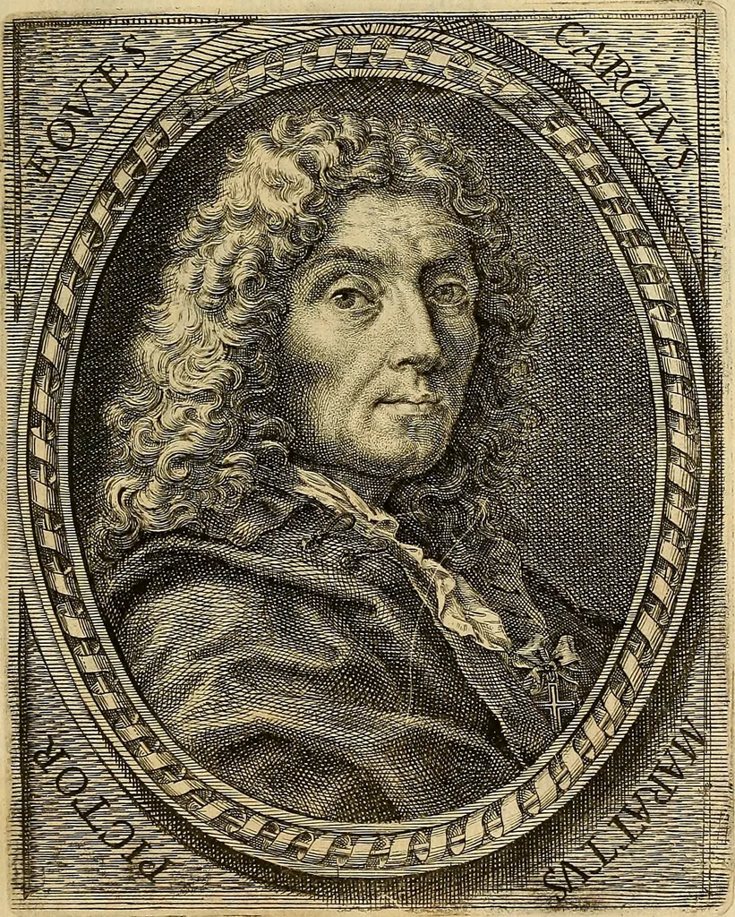 An illustration from Ritratti di alcuni celebri pittori del secolo XVII, 1731, leaf 180