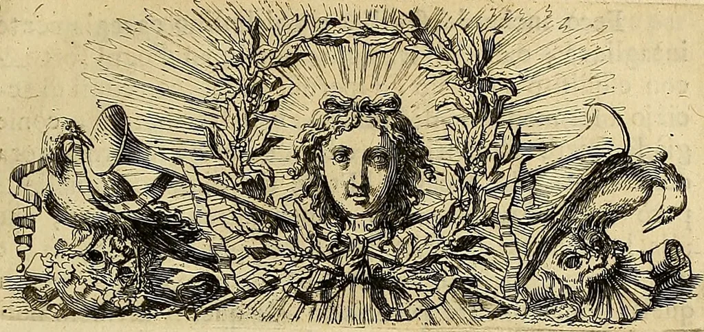 An illustration from Ritratti di alcuni celebri pittori del secolo XVII, 1731, leaf 20