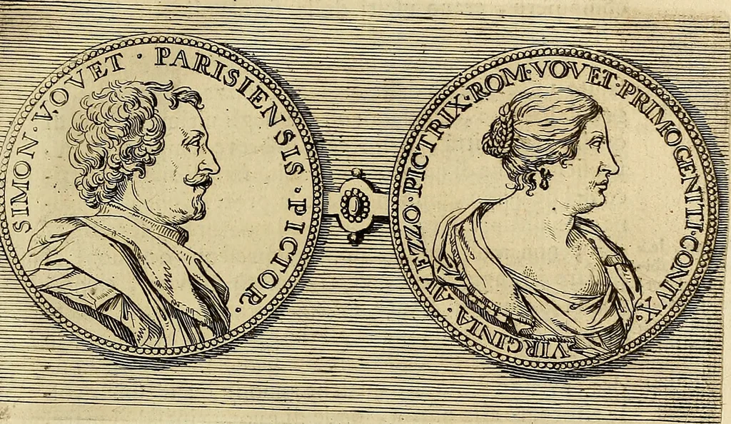 An illustration from Ritratti di alcuni celebri pittori del secolo XVII, 1731, leaf 80