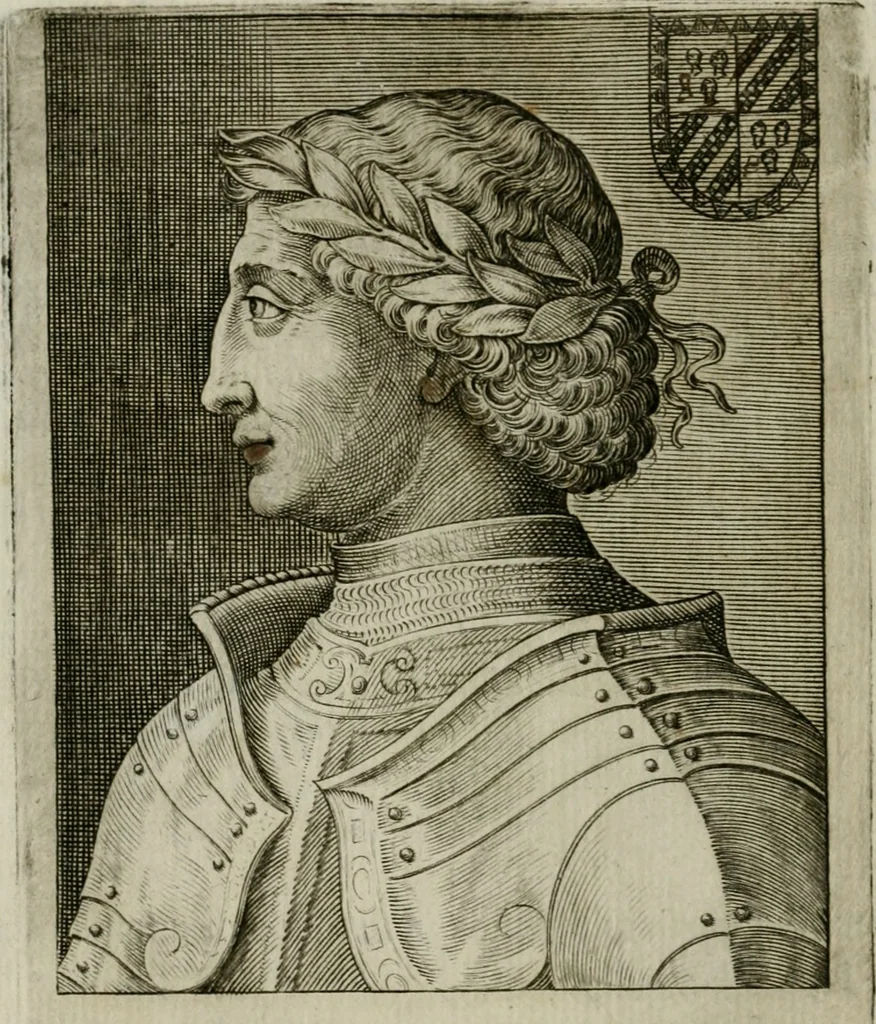 An illustration from Ritratti et elogii di capitani illustri, 1635, leaf 129