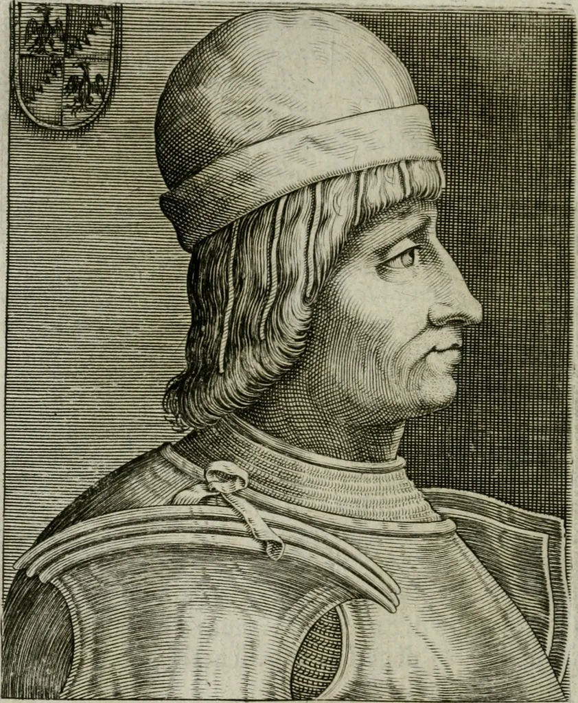 An illustration from Ritratti et elogii di capitani illustri, 1635, leaf 177
