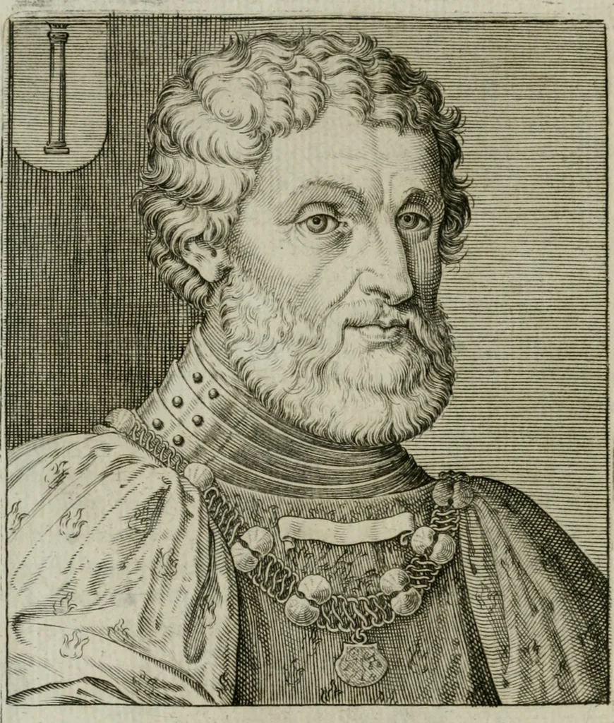 An illustration from Ritratti et elogii di capitani illustri, 1635, leaf 203