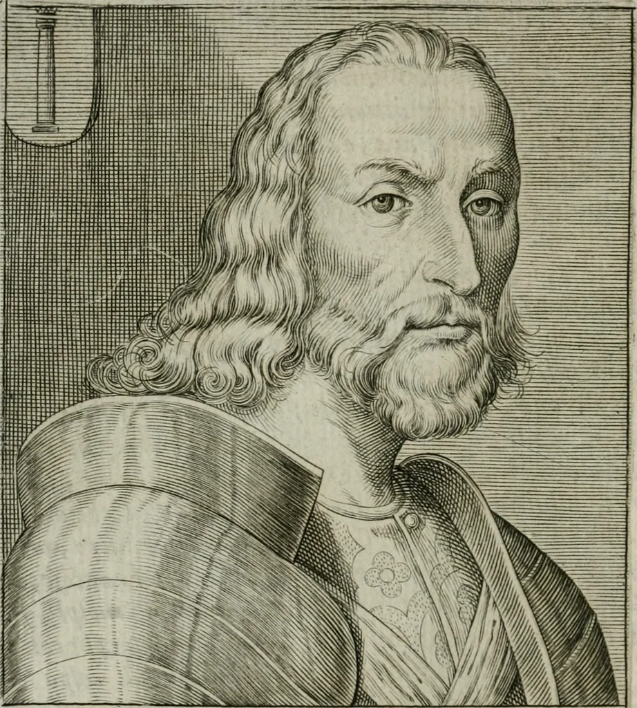 An illustration from Ritratti et elogii di capitani illustri, 1635, leaf 205