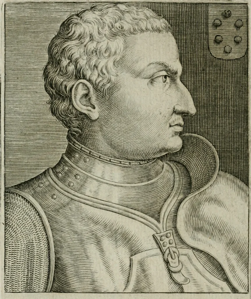 An illustration from Ritratti et elogii di capitani illustri, 1635, leaf 209