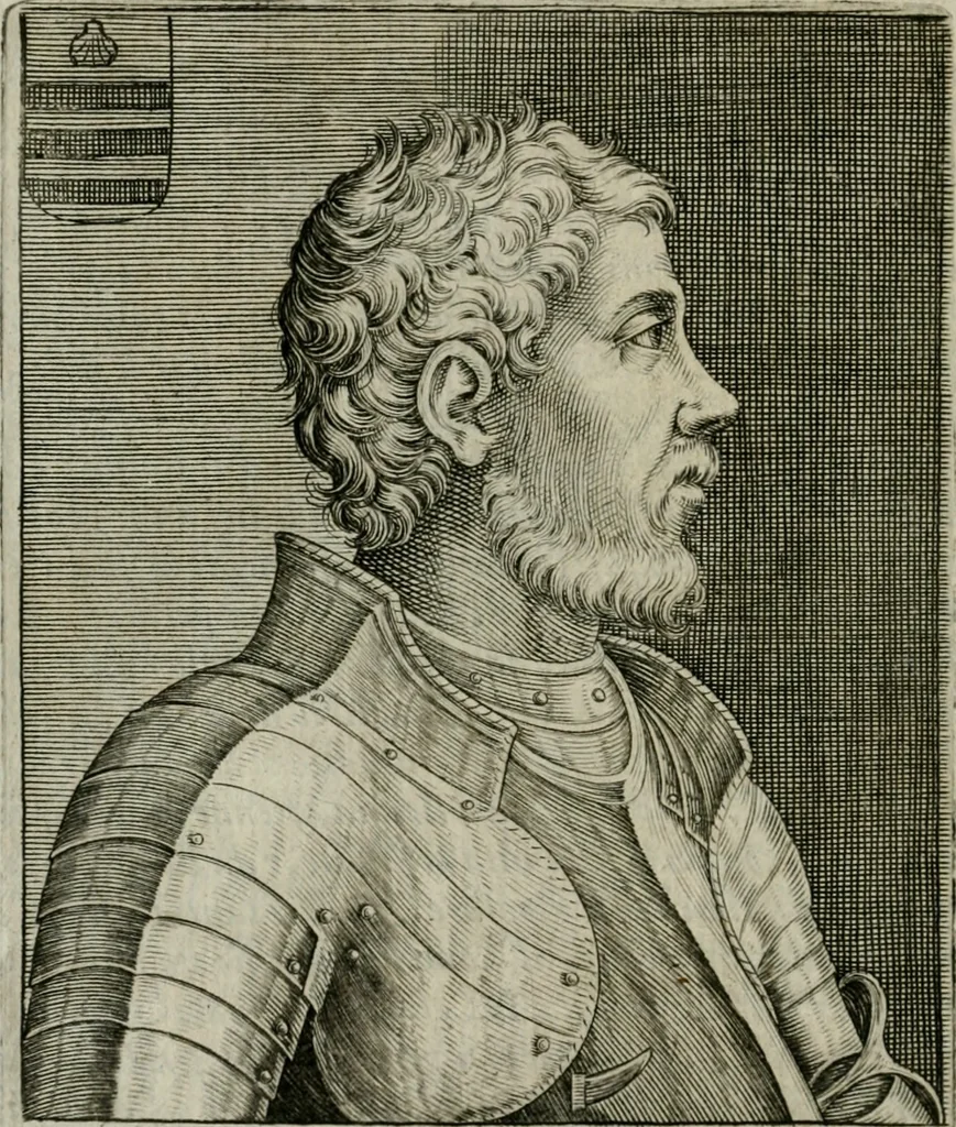 An illustration from Ritratti et elogii di capitani illustri, 1635, leaf 225