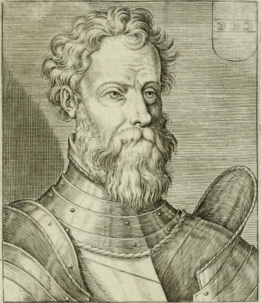 An illustration from Ritratti et elogii di capitani illustri, 1635, leaf 258