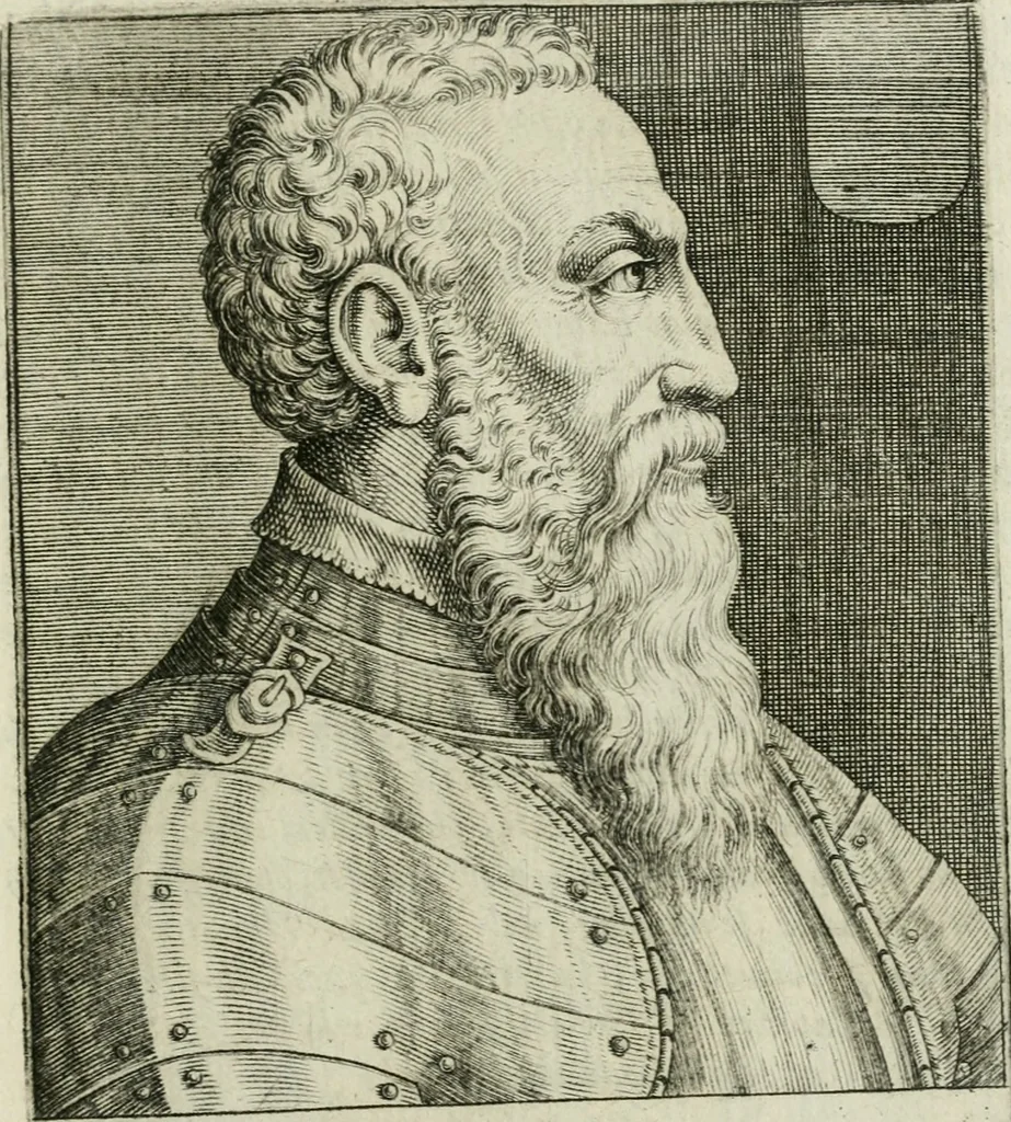 An illustration from Ritratti et elogii di capitani illustri, 1635, leaf 264