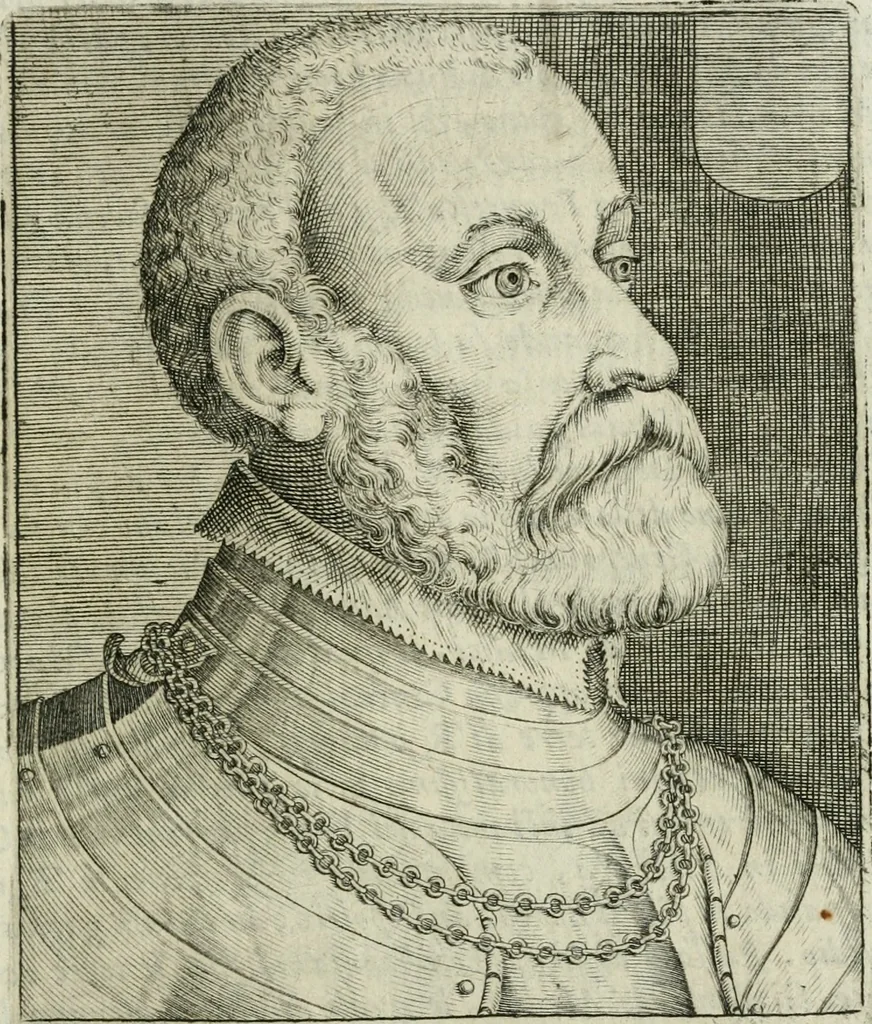An illustration from Ritratti et elogii di capitani illustri, 1635, leaf 268