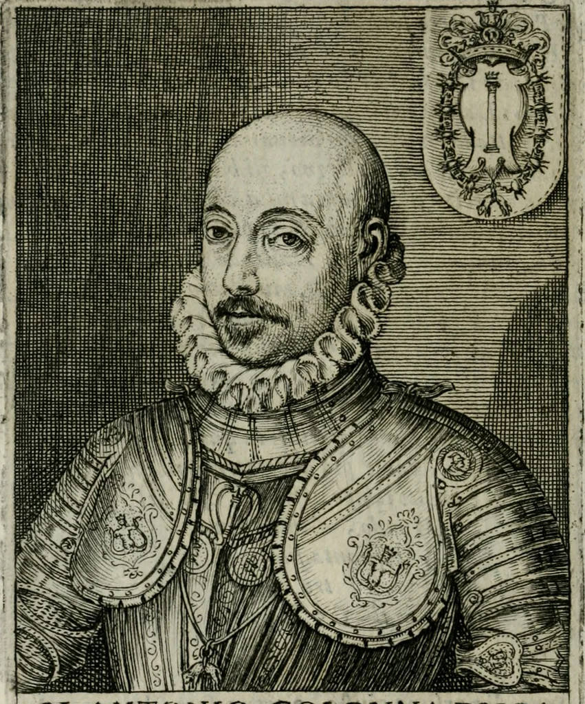 An illustration from Ritratti et elogii di capitani illustri, 1635, leaf 275